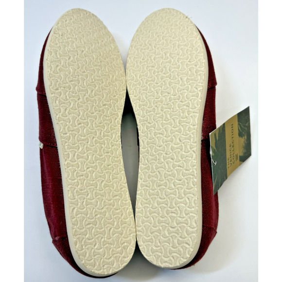 TOMS Classic Black Cherry Heritage Canvas Women's Size 9 New With Box - Picture 6 of 11